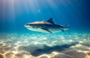 Tiger Shark in Bahamas